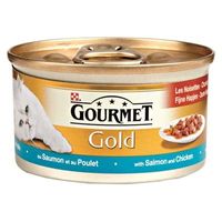 Gourmet Gold fijne hapjes zalm / kip