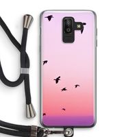 Fly away: Samsung Galaxy J8 (2018) Transparant Hoesje met koord