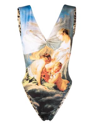 Roberto Cavalli maillot de bain à design réversible - Tons neutres