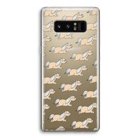 Ponys: Samsung Galaxy Note 8 Transparant Hoesje