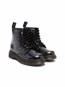 Dr. Martens Kids bottines 1460 à paillettes - Noir