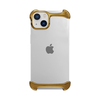 Arc Pulse - Dubbelzijdige  Titanium Bumper Case - iPhone 13 - Goud