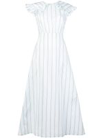 Calvin Klein robe à rayures - Blanc
