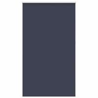 VidaXL Rolgordijn verduisterend 140x210 cm stofbreedte 136,6 cm blauw