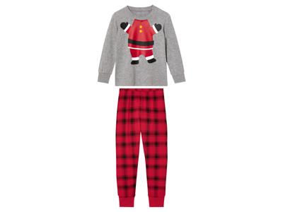 lupilu Kinderkerstpyjama (98/104, Grijs/rood)