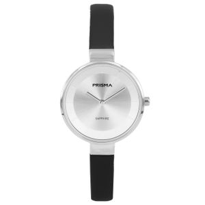 Prisma P.1927 Horloge Prisma Touch staal/leder