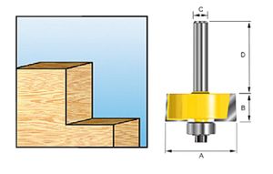 Makita Accessoires Sponningfrees HM 31,8mm S8 - D-11520