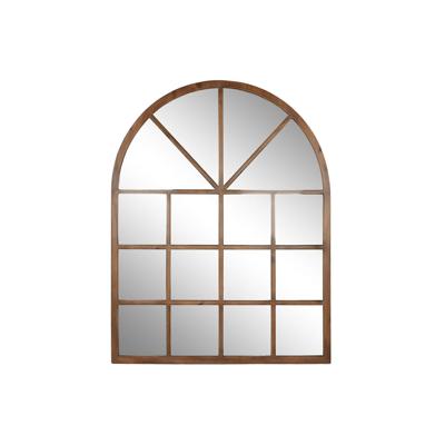 Wandspiegel Home ESPRIT Natuurlijk Kristal Spar Spiegel Neoklassiek Venster 150 x 3,5 x 186 cm