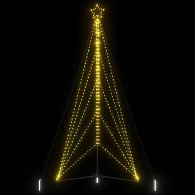 VidaXL Led-kerstboom 615 leds warm wit 404,5 cm