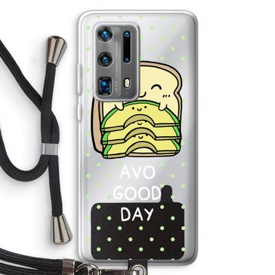 Avo Good Day: Huawei P40 Pro Plus Transparant Hoesje met koord