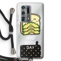 Avo Good Day: Huawei P40 Pro Plus Transparant Hoesje met koord