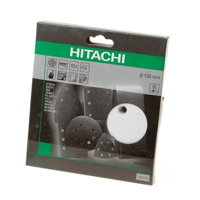 Schuurschijf d.150 k80 velcro wit (10 st)