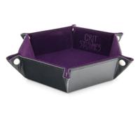CritStones Folding Dice Tray Purple CritStones Folding Dice Tray Purple