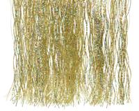 Decoris lametta vinyl kerstversiering glans goud/laser 50x40 cm