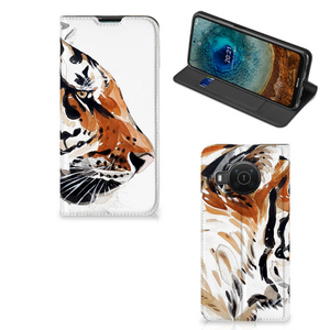 Bookcase Nokia X20 | X10 Watercolor Tiger