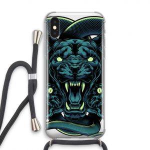 Cougar and Vipers: iPhone X Transparant Hoesje met koord