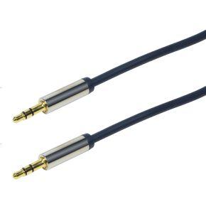 LogiLink 3.5mm - 3.5mm 1m audio kabel Blauw