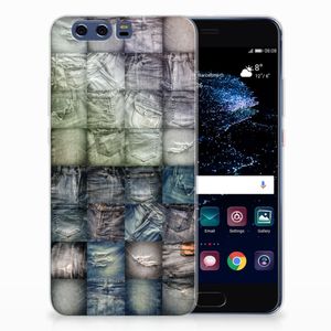 Silicone Back Cover Huawei P10 Plus Spijkerbroeken