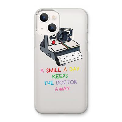 Smile: iPhone 13 mini Transparant Hoesje
