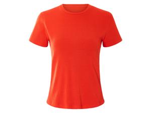 esmara Geribd dames shirt (S (36/38), Oranje)