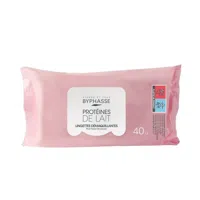 BYPHASSE Make-Up Remover Wipes Milk Proteins - 40 stuks