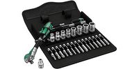 Wera 8100 SA 6 Zyklop Speed-ratelset, 1/4"-aandrijving, metrisch , 28 -delig - 1 stuk(s) - 05004016001 - thumbnail