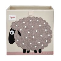 3 Sprouts - Storage Box - Beige Sheep - thumbnail
