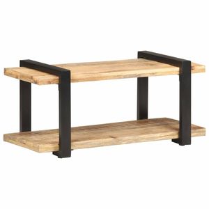 vidaXL Tv-meubel 90x40x40 cm ruw mangohout