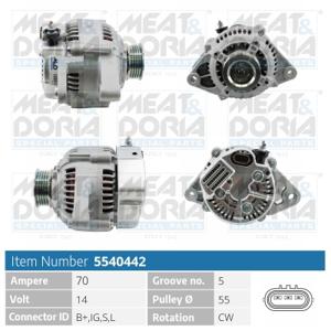 Meat Doria Alternator/Dynamo 5540442