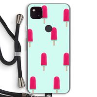 Waterijsje: Pixel 4a 5G Transparant Hoesje met koord