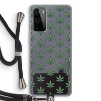 Weed: OnePlus 9 Pro Transparant Hoesje met koord