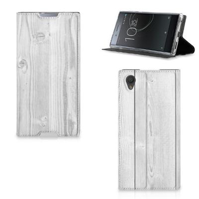 Sony Xperia L1 Book | Wallet Case | White Wood