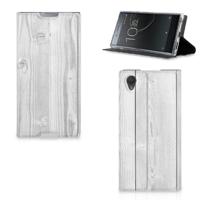 Sony Xperia L1 Book | Wallet Case | White Wood