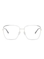 Gucci Eyewear lunettes de vue à monture oversize - Argent