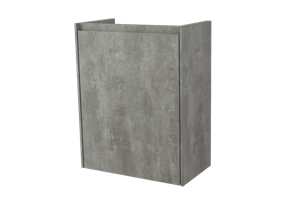 Storke Edge zwevende fonteinkast 40 x 22 cm beton donkergrijs