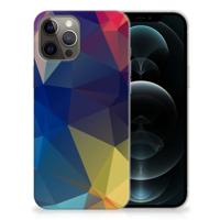 iPhone 12 Pro Max | TPU Hoesje | Polygon Dark