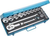 HAZET Dopsleutelset 1000AZ - 3/4 inch (20 mm) vierkant hol - Buitentwaalfkant profiel - 21-delig - <sup>7</sup>?<sub>8</sub> - 2?