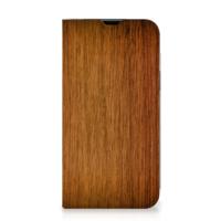 iPhone 13 Book | Wallet Case | Donker Hout