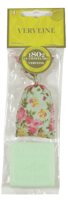 Geschenk set Verbena, Geurzakje en Gastenzeepje