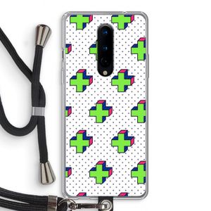 8-bit N°10: OnePlus 8 Transparant Hoesje met koord