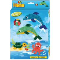 Hama strijkkralenset - dolfijnen, 2000st. - thumbnail
