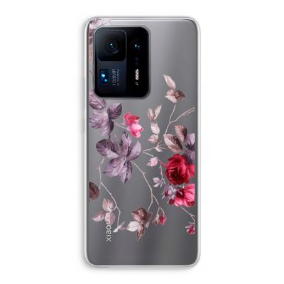 Mooie bloemen: Xiaomi Mi Mix 4 Transparant Hoesje