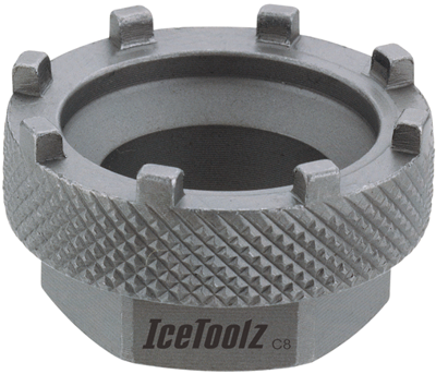 IceToolz (Buzaglo) Trapas gereedschap 8-noks shimano + isis zwart