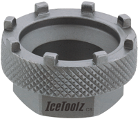 IceToolz (Buzaglo) Trapas gereedschap 8-noks shimano + isis zwart