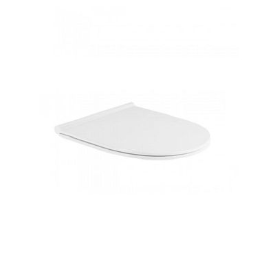 QeramiQ Salina Toiletzitting - 38x46.1x1cm - softclose - quickrelease - wit 2366100