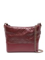 CHANEL Pre-Owned sac porté épaule Gabrielle en cuir (2019) - Violet - thumbnail