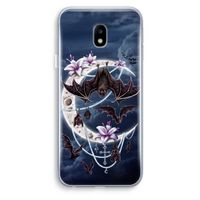Vleermuizen Maan: Samsung Galaxy J3 (2017) Transparant Hoesje
