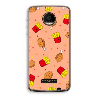 Chicken 'n Fries: Motorola Moto Z Force Transparant Hoesje
