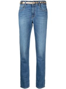 Stella McCartney jean court à coupe slim - Bleu