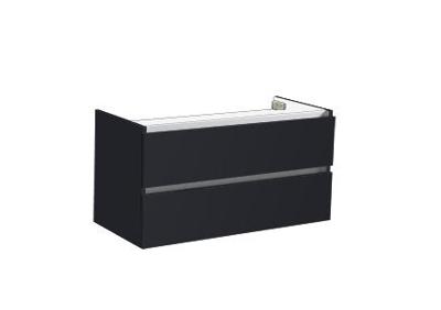 Onderkast Trend 100 Hoogglans Antraciet Onderkast Trend 100 Hoogglans Antraciet